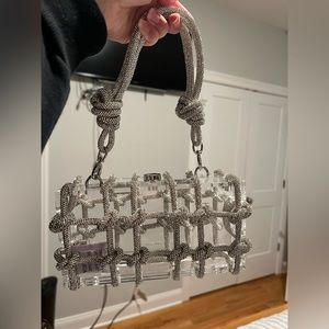 Cult Gaia Bess bag silver